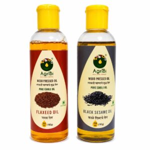 Healthy Combo – Flaxseed Oil + Black Sesame Oil