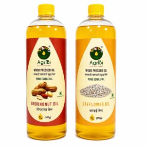 Kitchen Combo 01 – Groundnut Oil + Safflower Oil (1L Each)