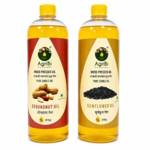 Kitchen Combo 02 – Groundnut Oil + Sunflower Oil (1L Each)