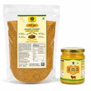 Ghee Combo – A2 Gir Cow Ghee + Jaggery Powder
